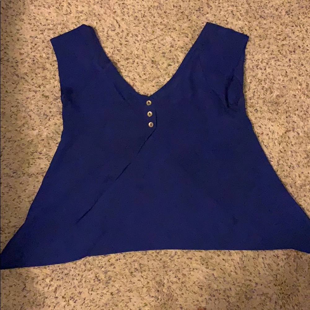 Open front butterfly style shirt